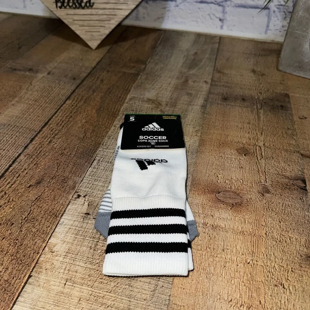 Adidas Copa Zone Cushion Soccer Socks Team  Sz S NWT Climalite New with tags